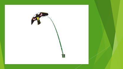 Bird repellent scarer kite - with 4 m rotating mast