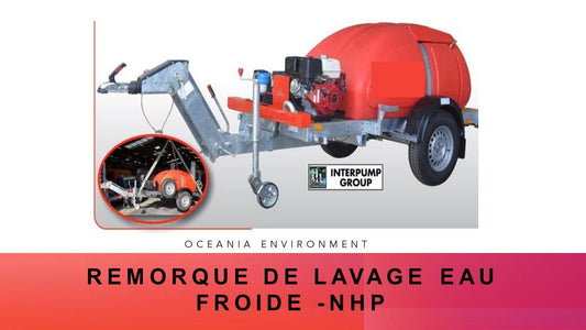 Cold water washing trailer -NHP-high pressure cleaner